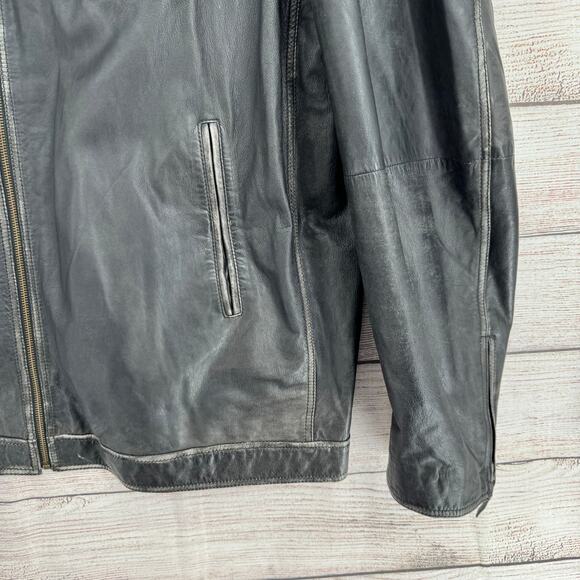 Vintage Scully Flannel Lined Leather Jacket Mens 3XL Tall Brown Beautiful Patina - Picture 6 of 12